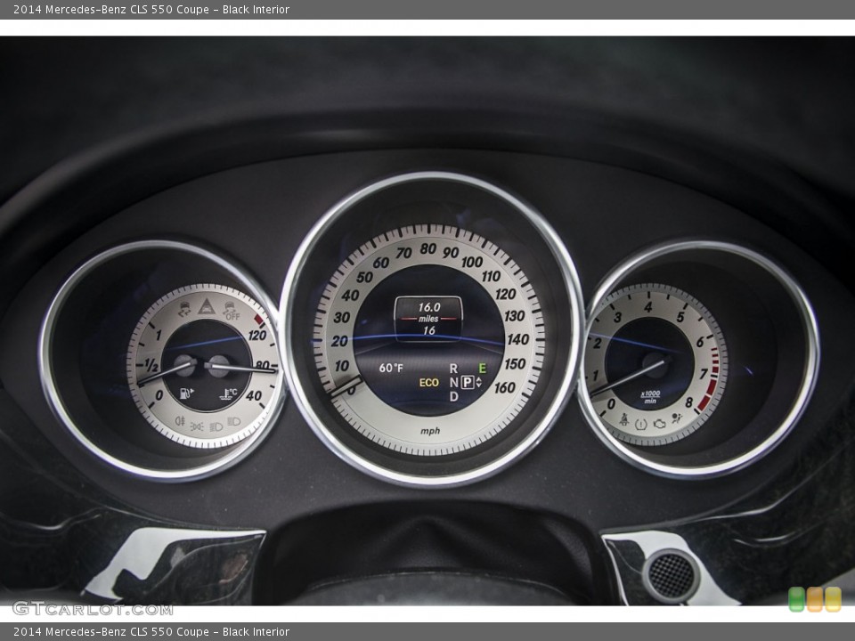Black Interior Gauges for the 2014 Mercedes-Benz CLS 550 Coupe #80266253