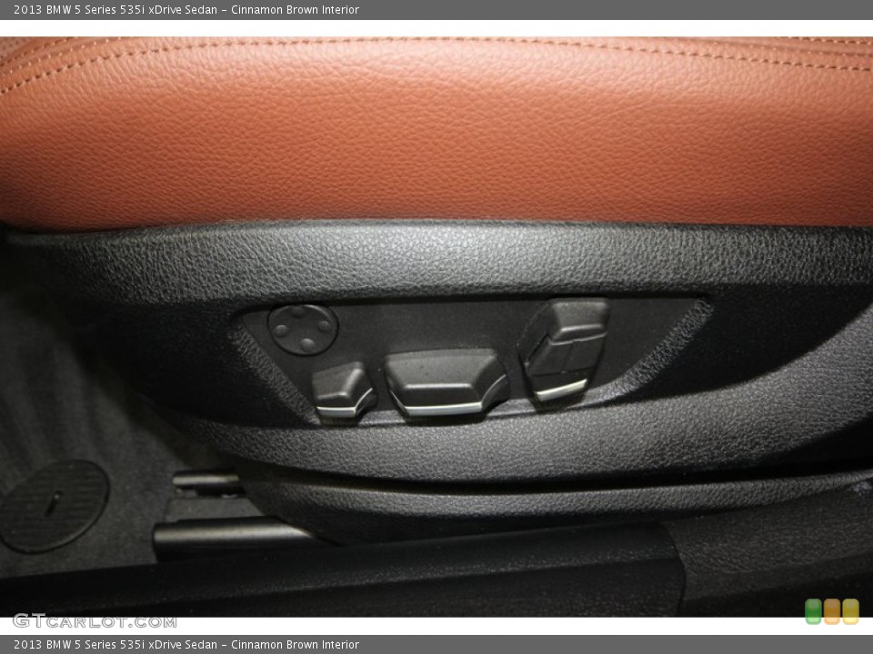 Cinnamon Brown Interior Controls for the 2013 BMW 5 Series 535i xDrive Sedan #80272682
