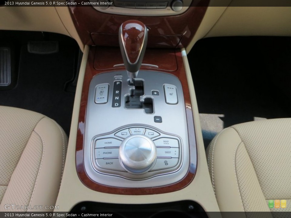 Cashmere Interior Controls for the 2013 Hyundai Genesis 5.0 R Spec Sedan #80272719
