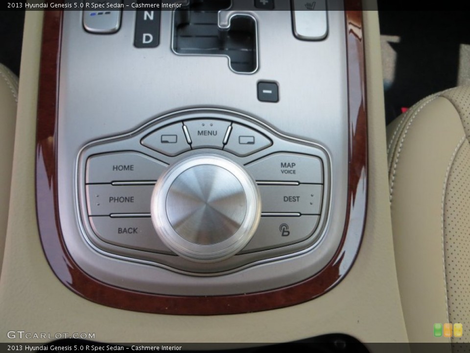 Cashmere Interior Controls for the 2013 Hyundai Genesis 5.0 R Spec Sedan #80272732