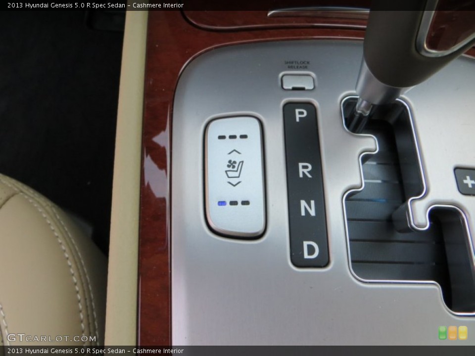 Cashmere Interior Transmission for the 2013 Hyundai Genesis 5.0 R Spec Sedan #80272744