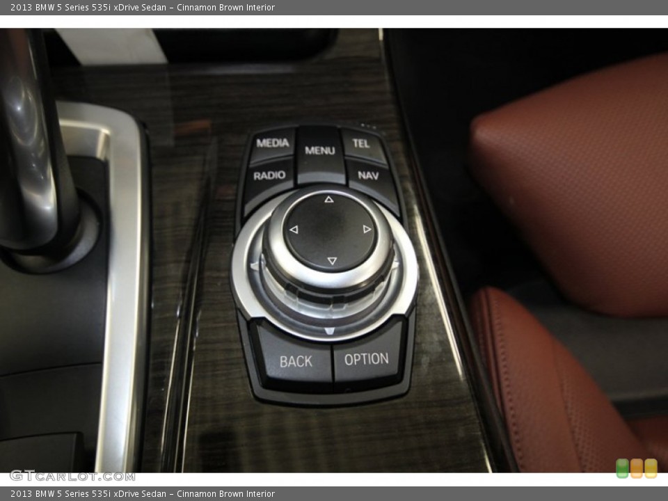 Cinnamon Brown Interior Controls for the 2013 BMW 5 Series 535i xDrive Sedan #80272777