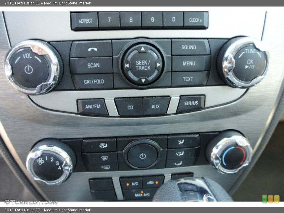 Medium Light Stone Interior Controls for the 2011 Ford Fusion SE #80275873