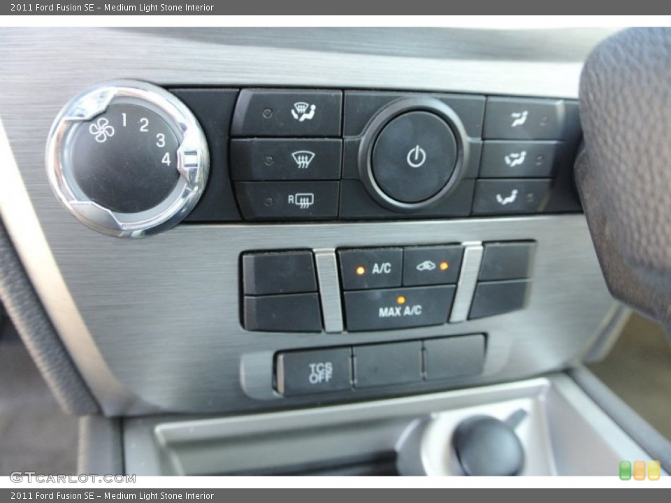 Medium Light Stone Interior Controls for the 2011 Ford Fusion SE #80275883