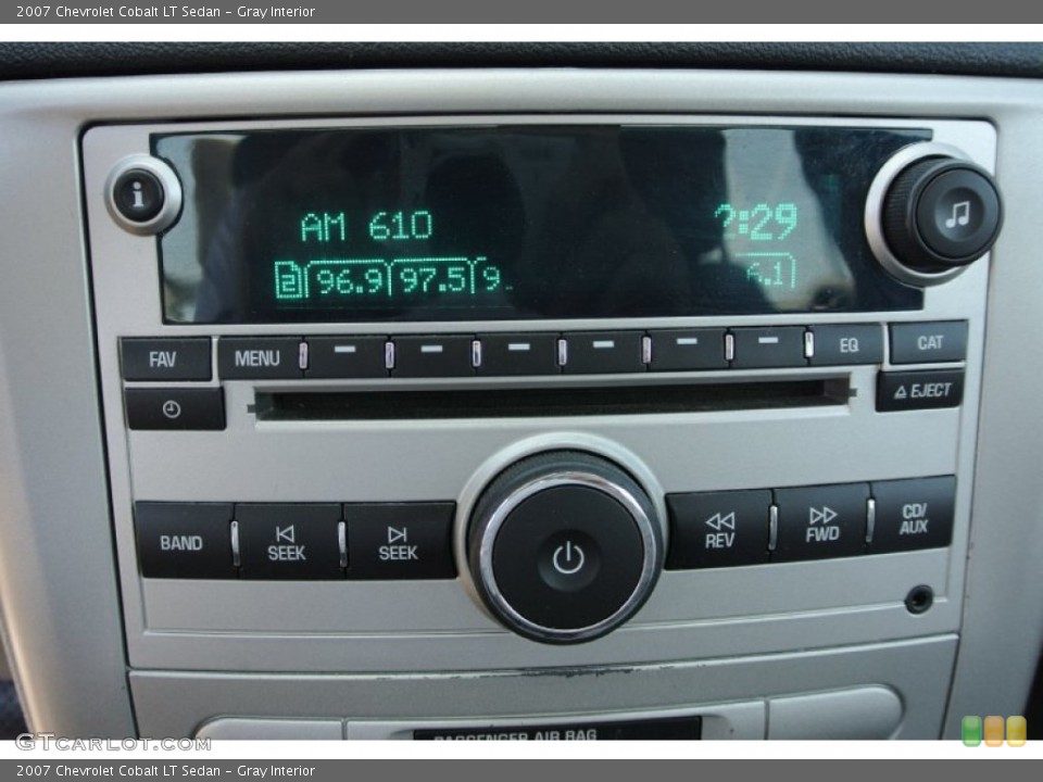 Gray Interior Audio System for the 2007 Chevrolet Cobalt LT Sedan #80276576