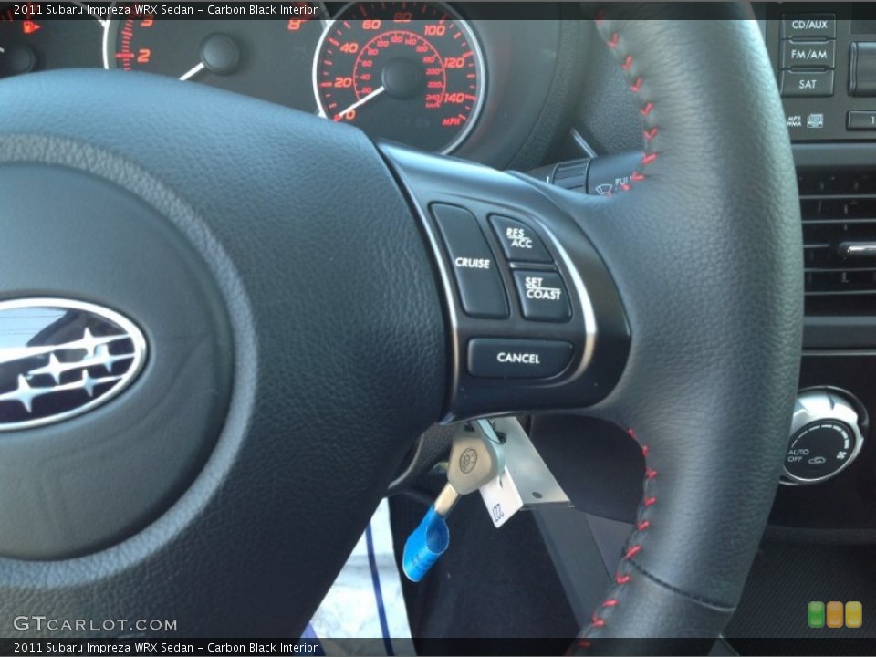 Carbon Black Interior Controls for the 2011 Subaru Impreza WRX Sedan #80277233