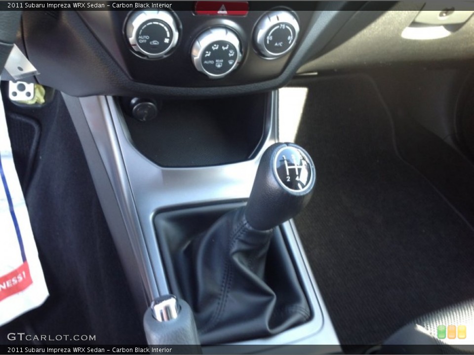 Carbon Black Interior Transmission for the 2011 Subaru Impreza WRX Sedan #80277275