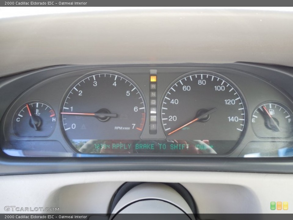 Oatmeal Interior Gauges for the 2000 Cadillac Eldorado ESC #80279360