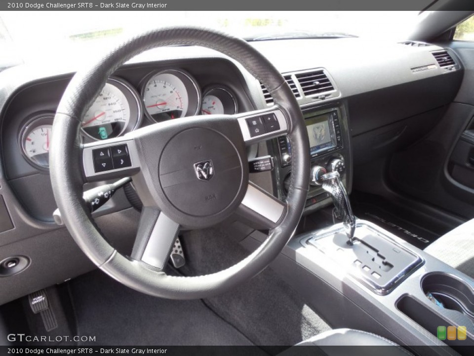 Dark Slate Gray Interior Dashboard for the 2010 Dodge Challenger SRT8 #80280905