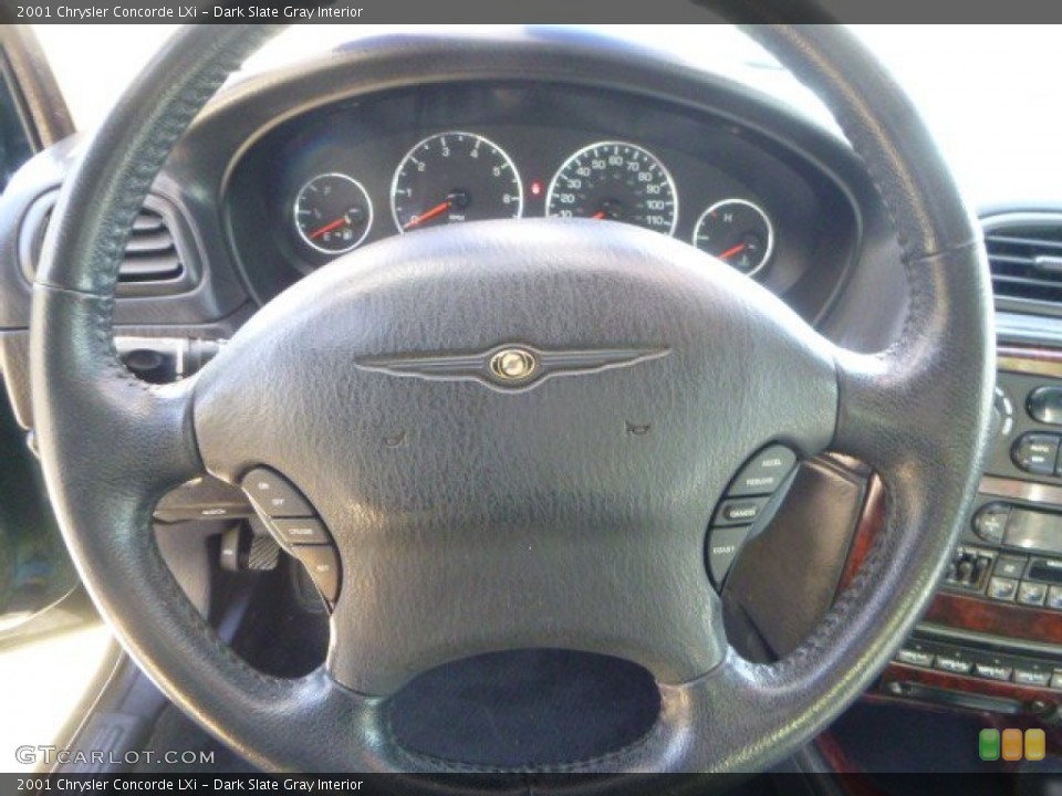 Dark Slate Gray Interior Steering Wheel for the 2001 Chrysler Concorde LXi #80281430