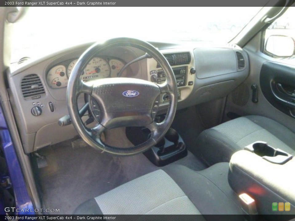 Dark Graphite Interior Dashboard for the 2003 Ford Ranger XLT SuperCab 4x4 #80282503