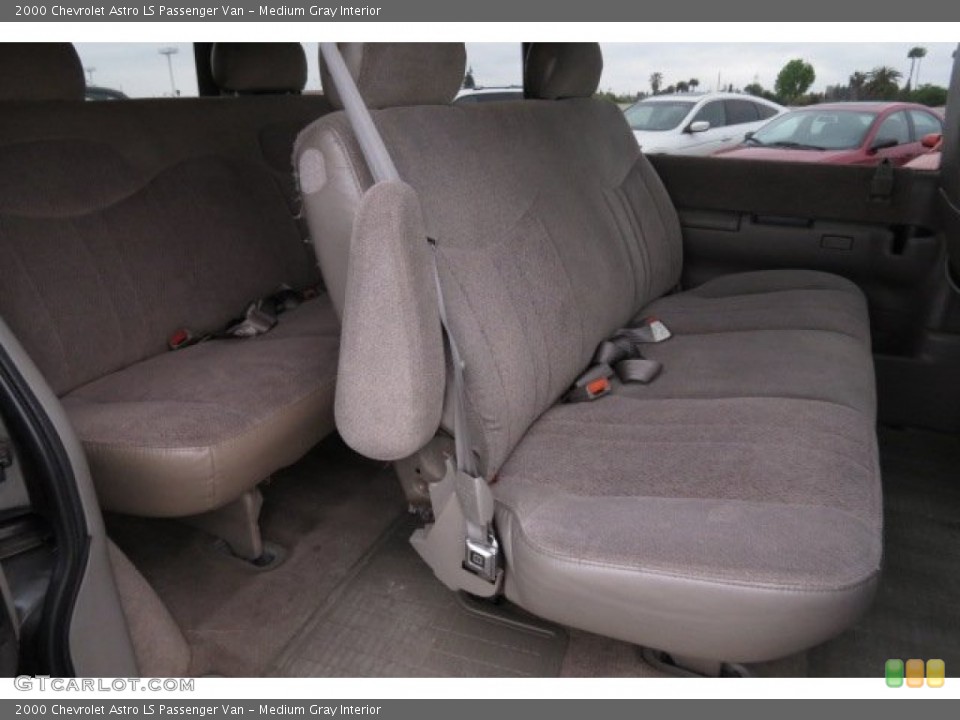 Medium Gray Interior Rear Seat for the 2000 Chevrolet Astro LS Passenger Van #80282921