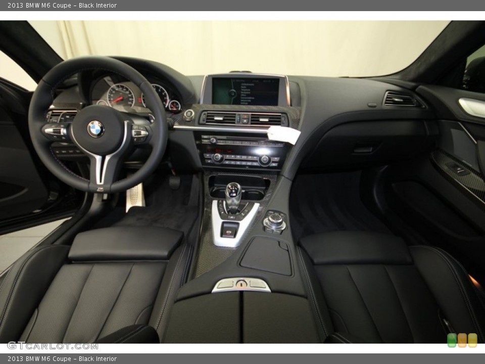 Black Interior Dashboard for the 2013 BMW M6 Coupe #80283803