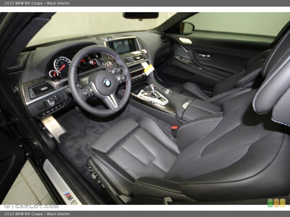 Black Interior Front Seat for the 2013 BMW M6 Coupe #80283824
