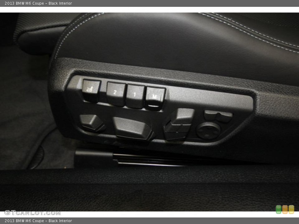 Black Interior Controls for the 2013 BMW M6 Coupe #80283836