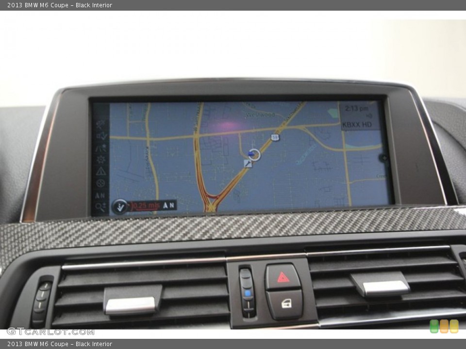 Black Interior Navigation for the 2013 BMW M6 Coupe #80283848