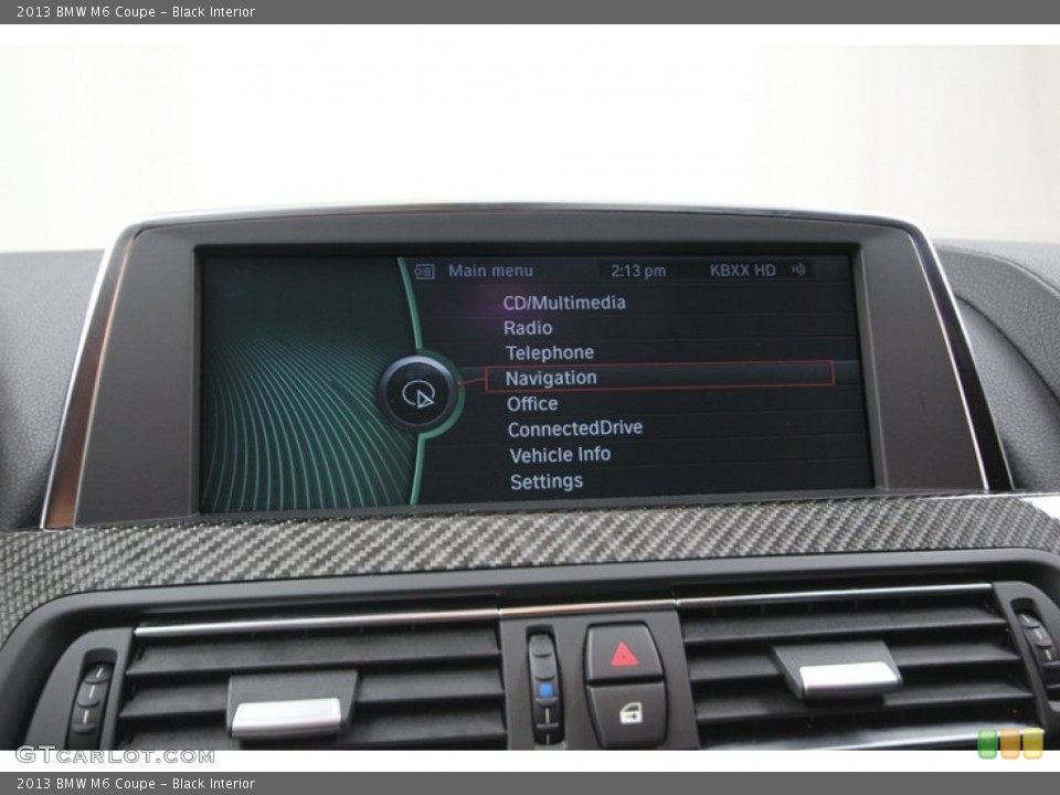 Black Interior Controls for the 2013 BMW M6 Coupe #80283851