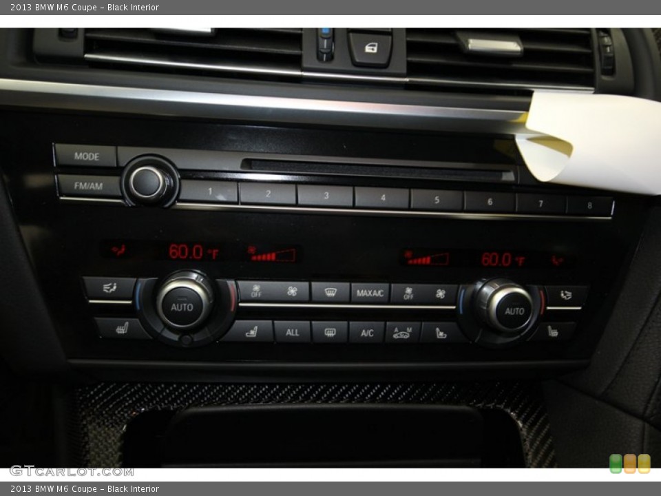 Black Interior Controls for the 2013 BMW M6 Coupe #80283854