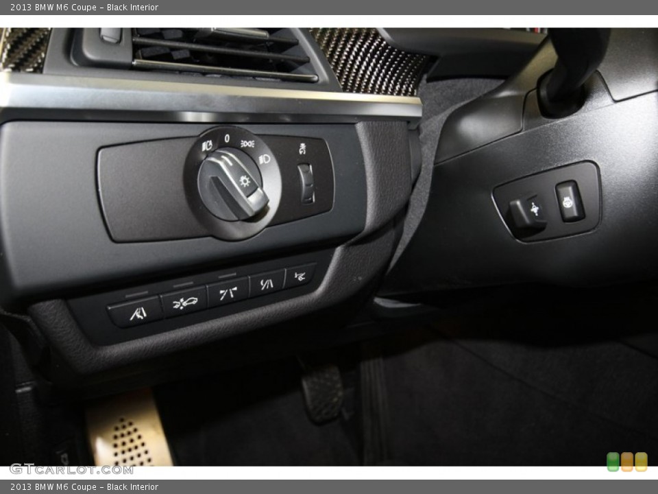 Black Interior Controls for the 2013 BMW M6 Coupe #80283875