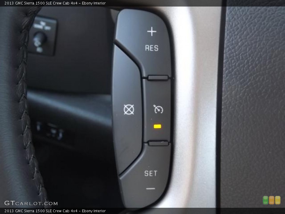 Ebony Interior Controls for the 2013 GMC Sierra 1500 SLE Crew Cab 4x4 #80284514