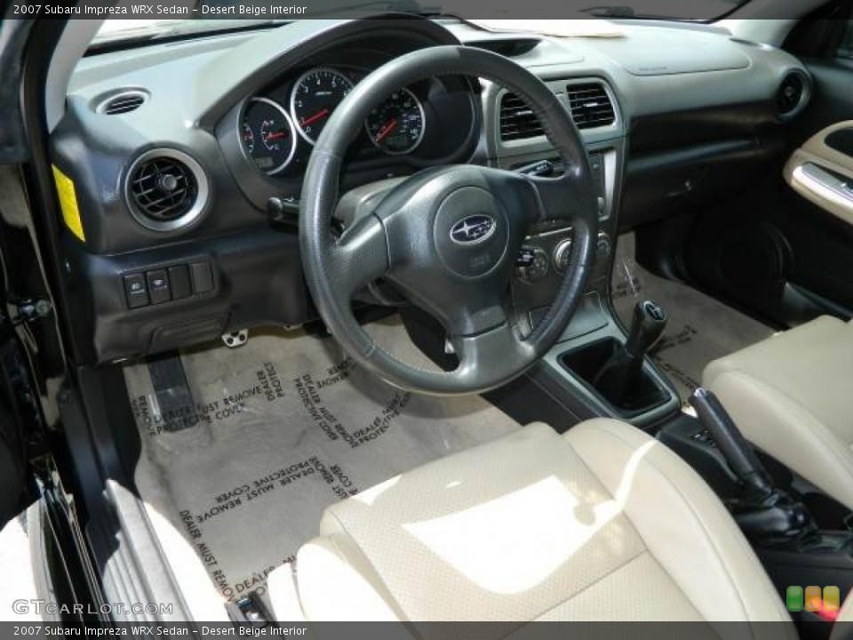 Desert Beige Interior Photo for the 2007 Subaru Impreza WRX Sedan #80285456