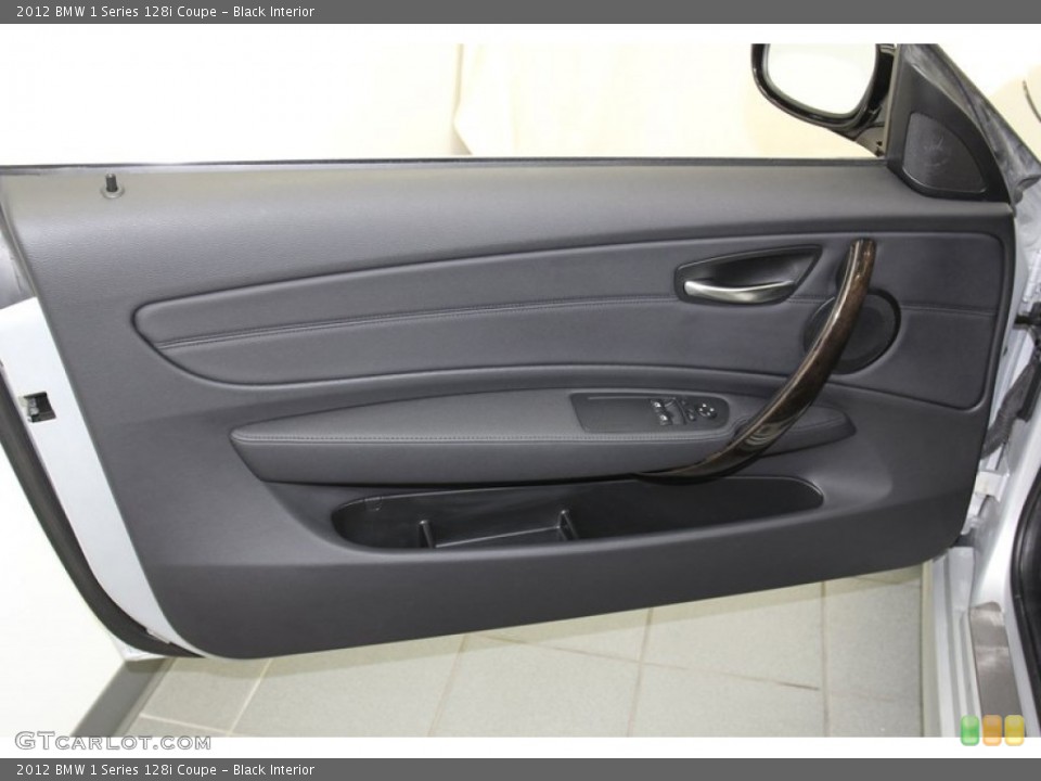 Black Interior Door Panel for the 2012 BMW 1 Series 128i Coupe #80287428