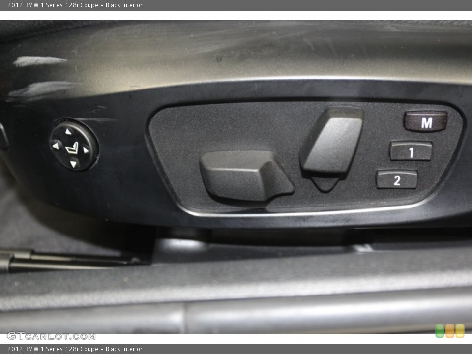Black Interior Controls for the 2012 BMW 1 Series 128i Coupe #80287434