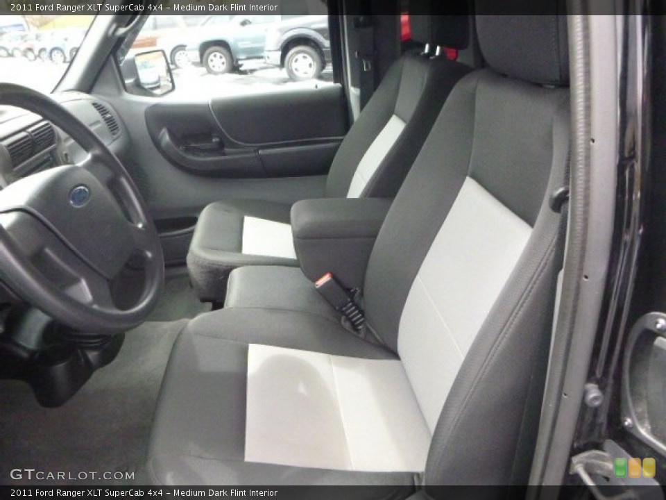 Medium Dark Flint Interior Photo for the 2011 Ford Ranger XLT SuperCab 4x4 #80287818