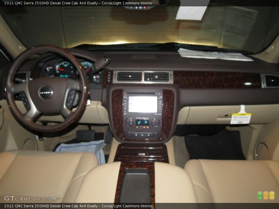 Cocoa/Light Cashmere 2013 GMC Sierra 3500HD Interiors