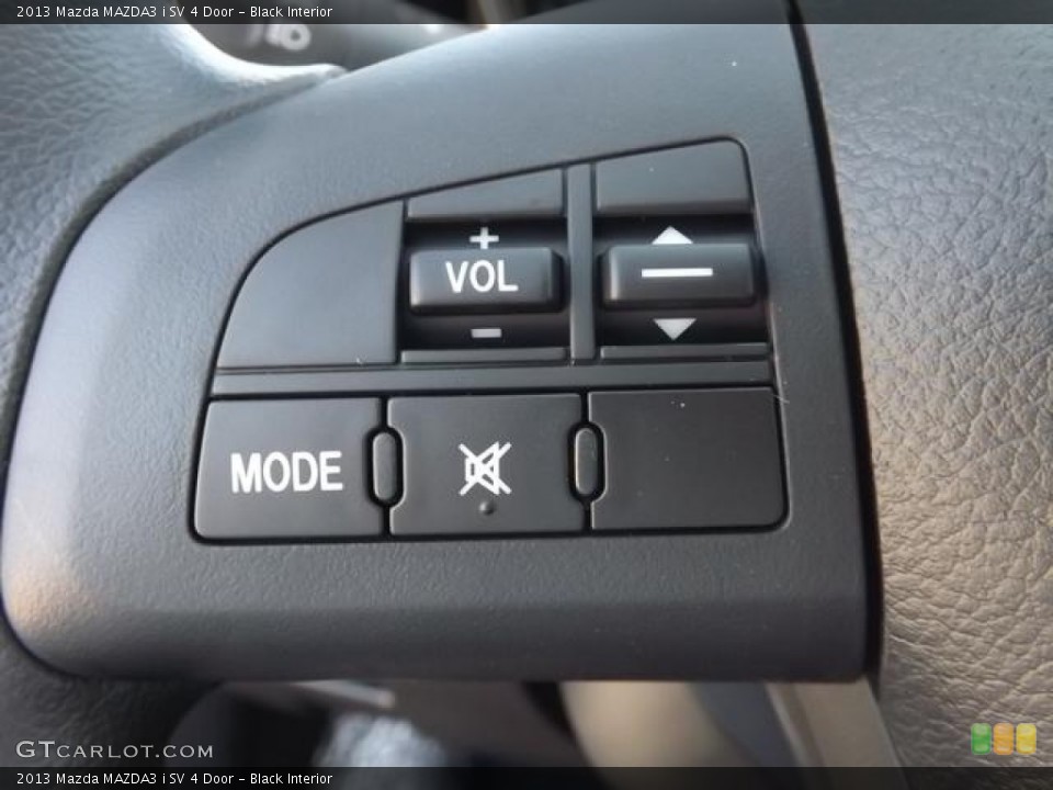 Black Interior Controls for the 2013 Mazda MAZDA3 i SV 4 Door #80292464