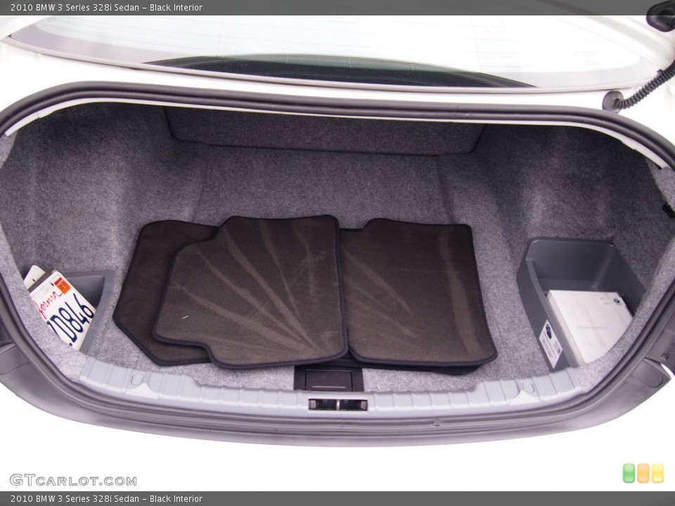 Black Interior Trunk for the 2010 BMW 3 Series 328i Sedan #80293013