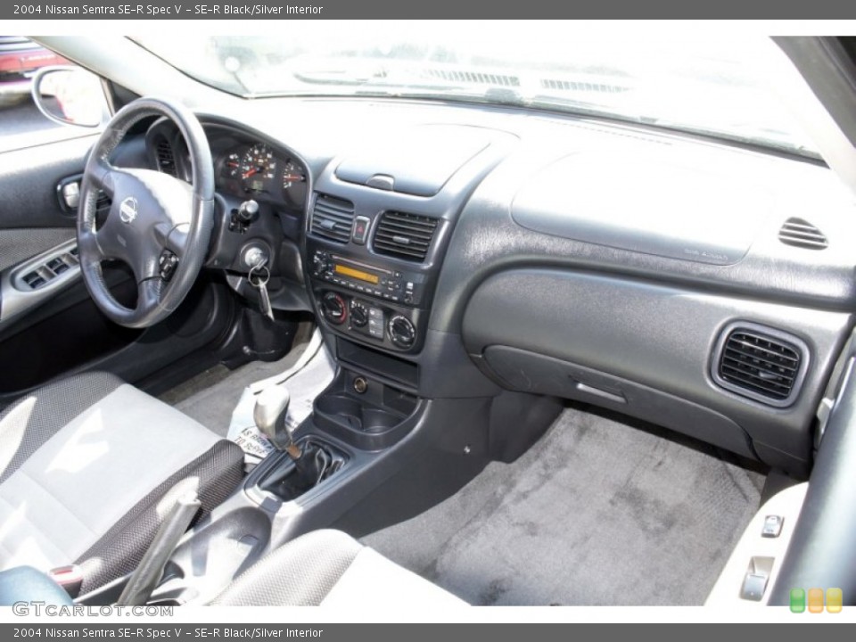 SE-R Black/Silver Interior Dashboard for the 2004 Nissan Sentra SE-R Spec V #80293891