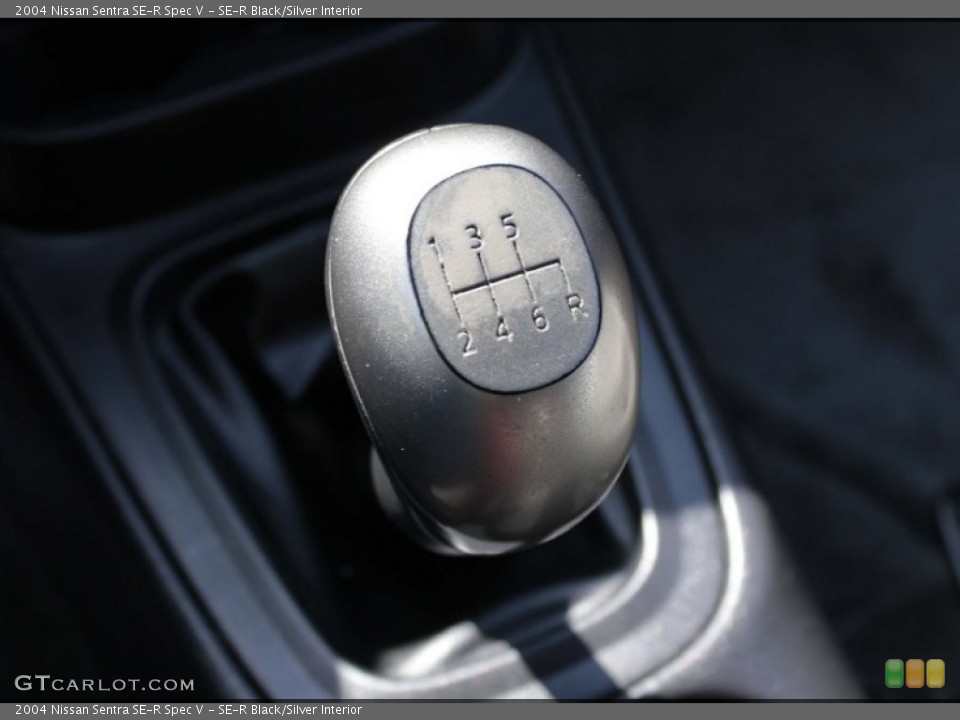 SE-R Black/Silver Interior Transmission for the 2004 Nissan Sentra SE-R Spec V #80293952