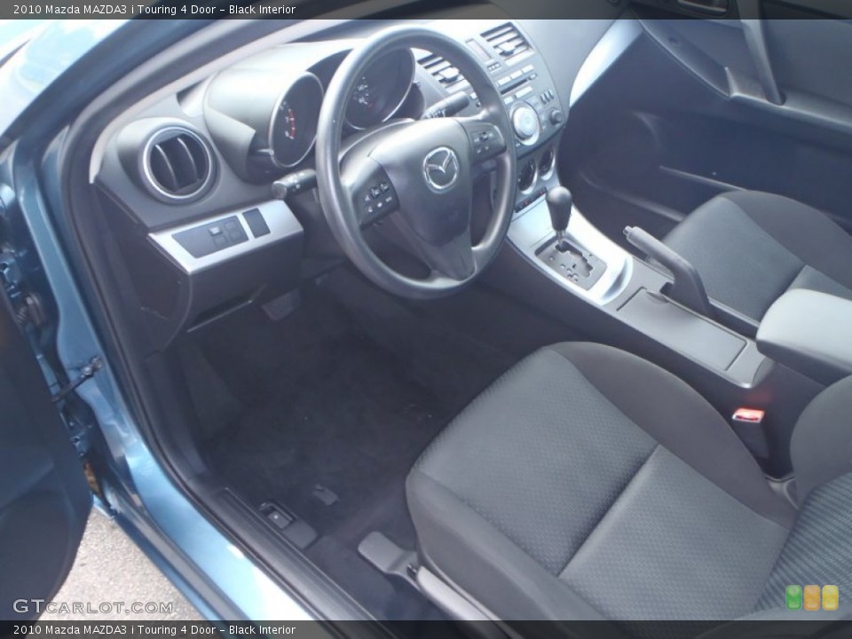 Black Interior Prime Interior for the 2010 Mazda MAZDA3 i Touring 4 Door #80293958