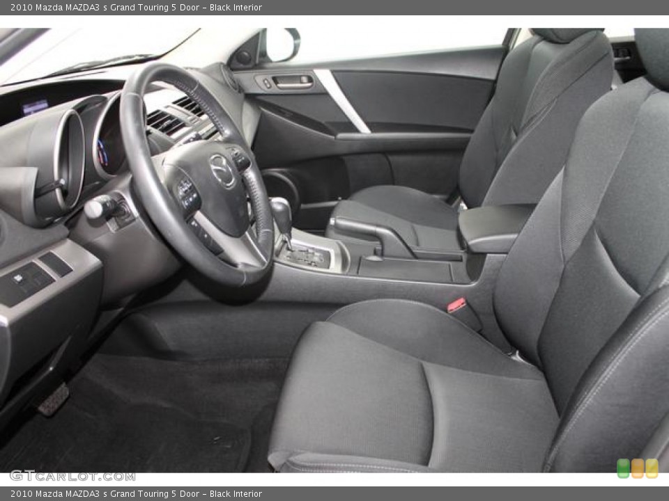 Black Interior Photo for the 2010 Mazda MAZDA3 s Grand Touring 5 Door #80296585