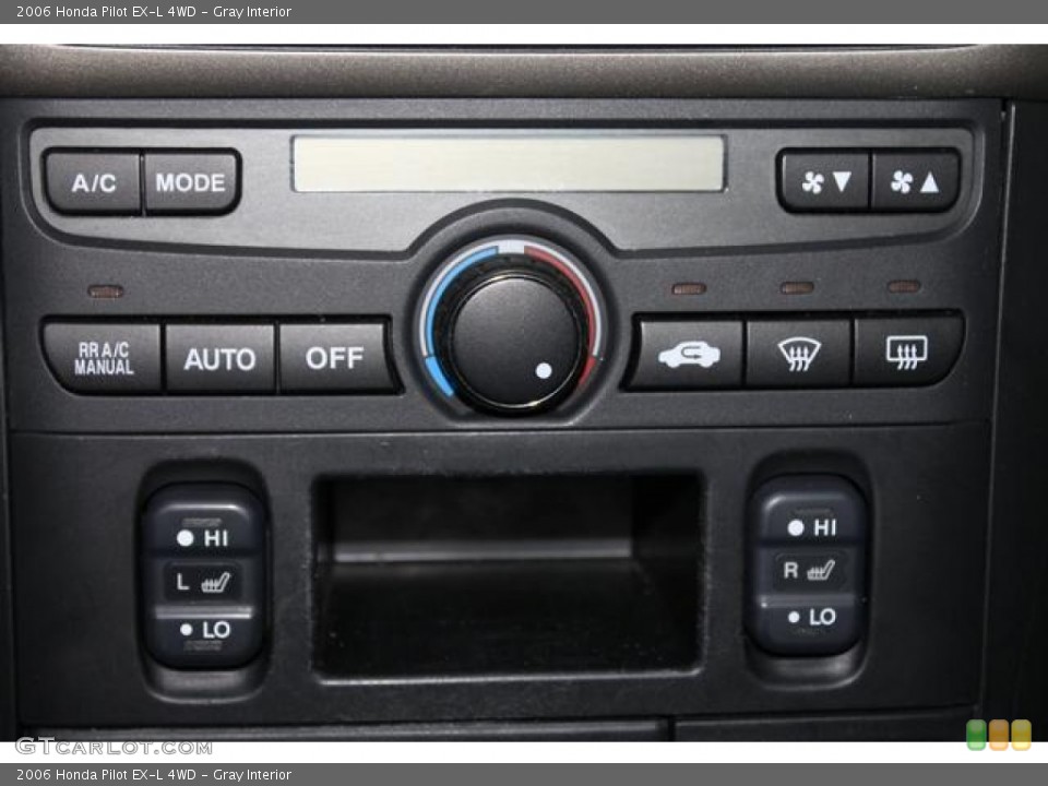 Gray Interior Controls for the 2006 Honda Pilot EX-L 4WD #80297879