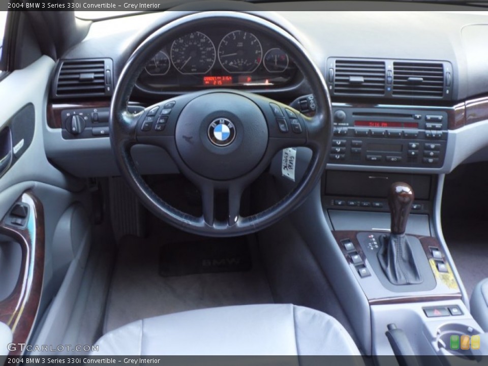 Grey Interior Dashboard for the 2004 BMW 3 Series 330i Convertible #80297947