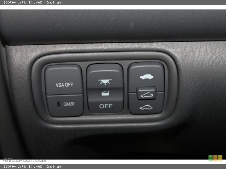 Gray Interior Controls for the 2006 Honda Pilot EX-L 4WD #80298017