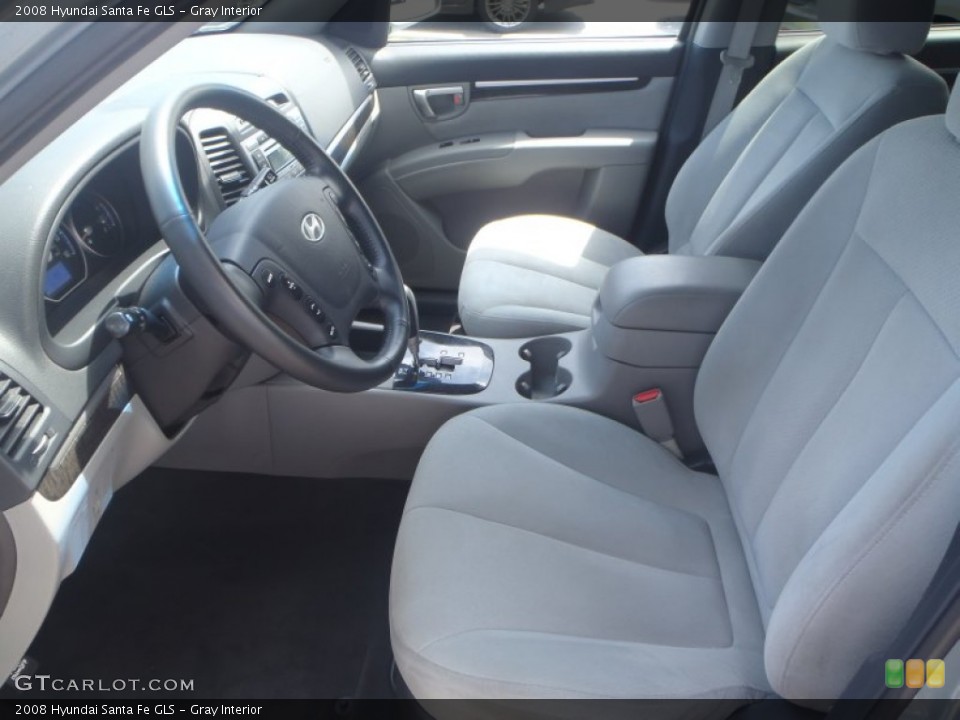 Gray Interior Photo for the 2008 Hyundai Santa Fe GLS #80298623