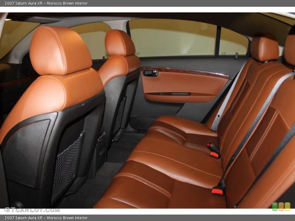 Morocco Brown Interior Rear Seat for the 2007 Saturn Aura XR #80298635