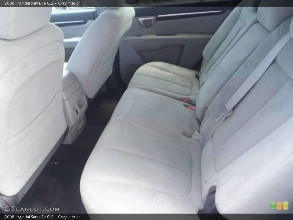 Gray Interior Rear Seat for the 2008 Hyundai Santa Fe GLS #80298768