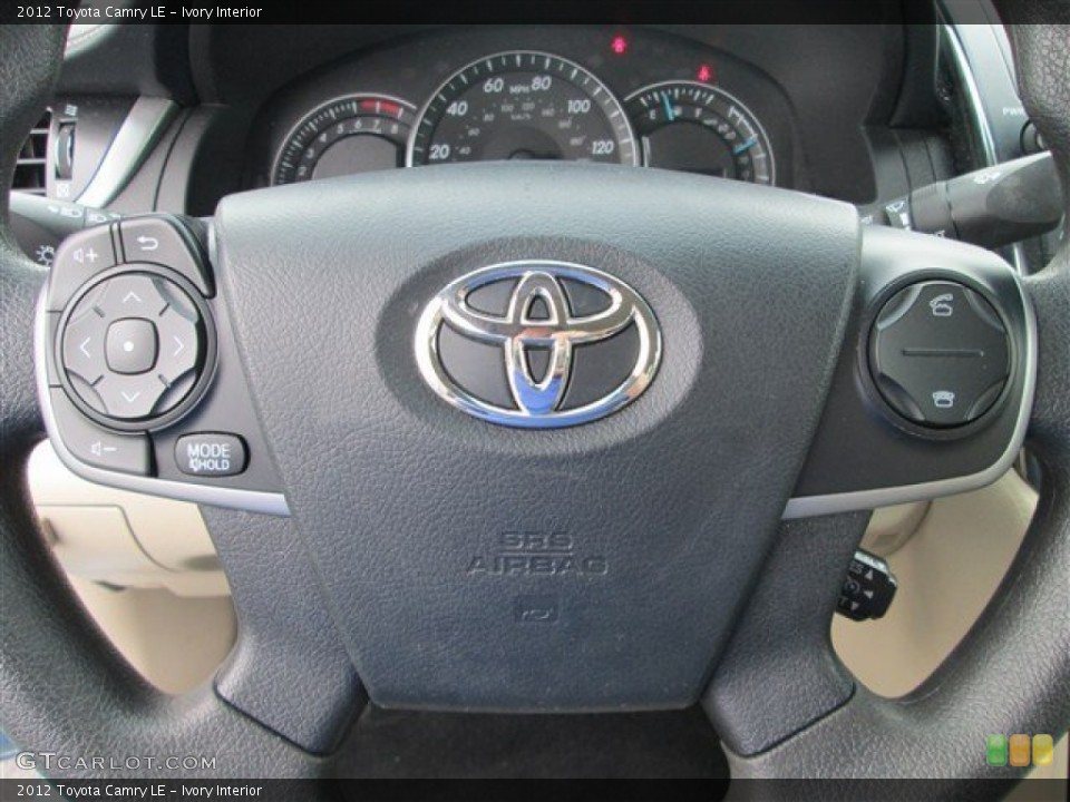 Ivory Interior Steering Wheel for the 2012 Toyota Camry LE #80299052