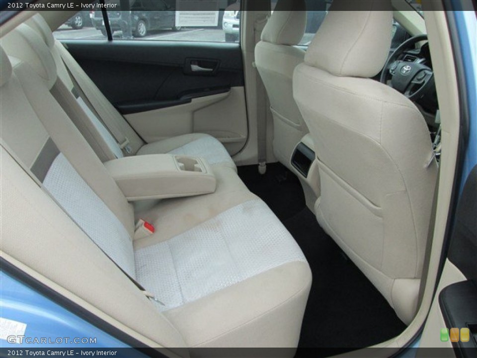 Ivory Interior Rear Seat for the 2012 Toyota Camry LE #80299137