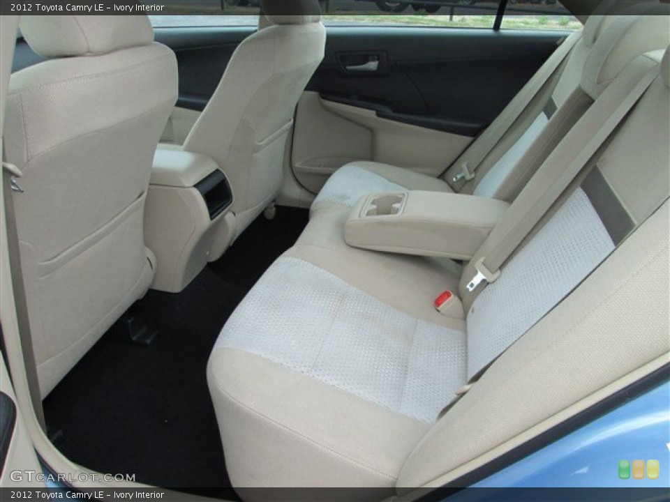 Ivory Interior Rear Seat for the 2012 Toyota Camry LE #80299154