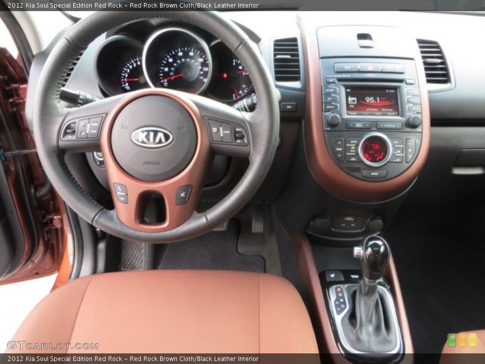 Red Rock Brown Cloth/Black Leather Interior Dashboard for the 2012 Kia Soul Special Edition Red Rock #80299376