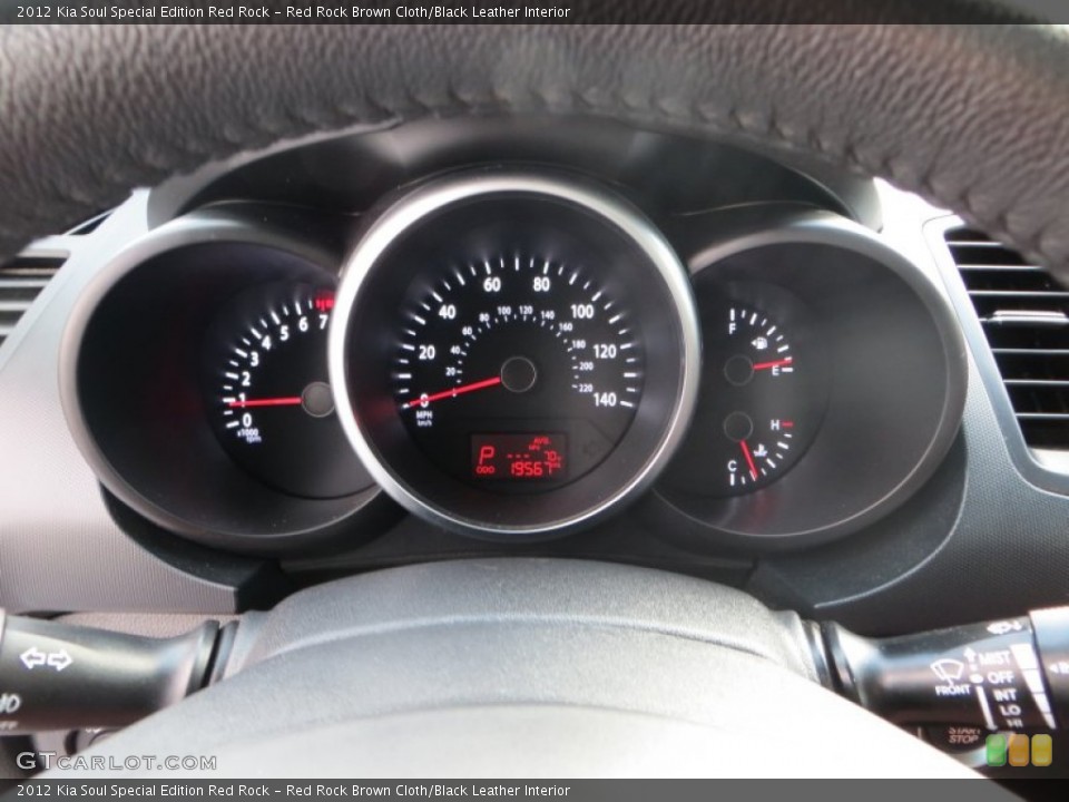 Red Rock Brown Cloth/Black Leather Interior Gauges for the 2012 Kia Soul Special Edition Red Rock #80299526