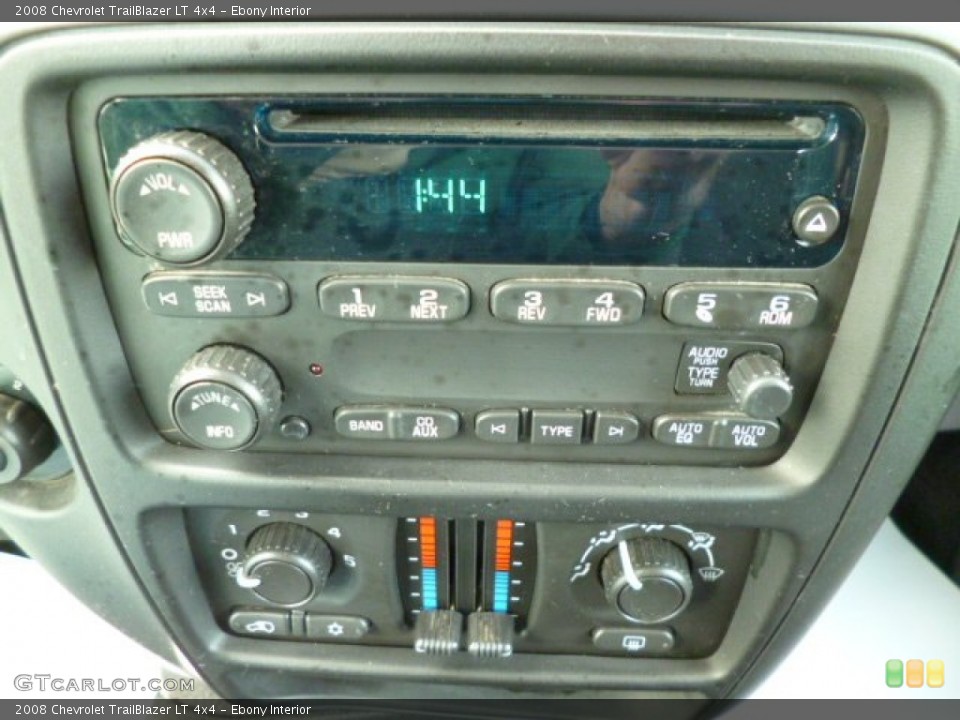 Ebony Interior Controls for the 2008 Chevrolet TrailBlazer LT 4x4 #80299640