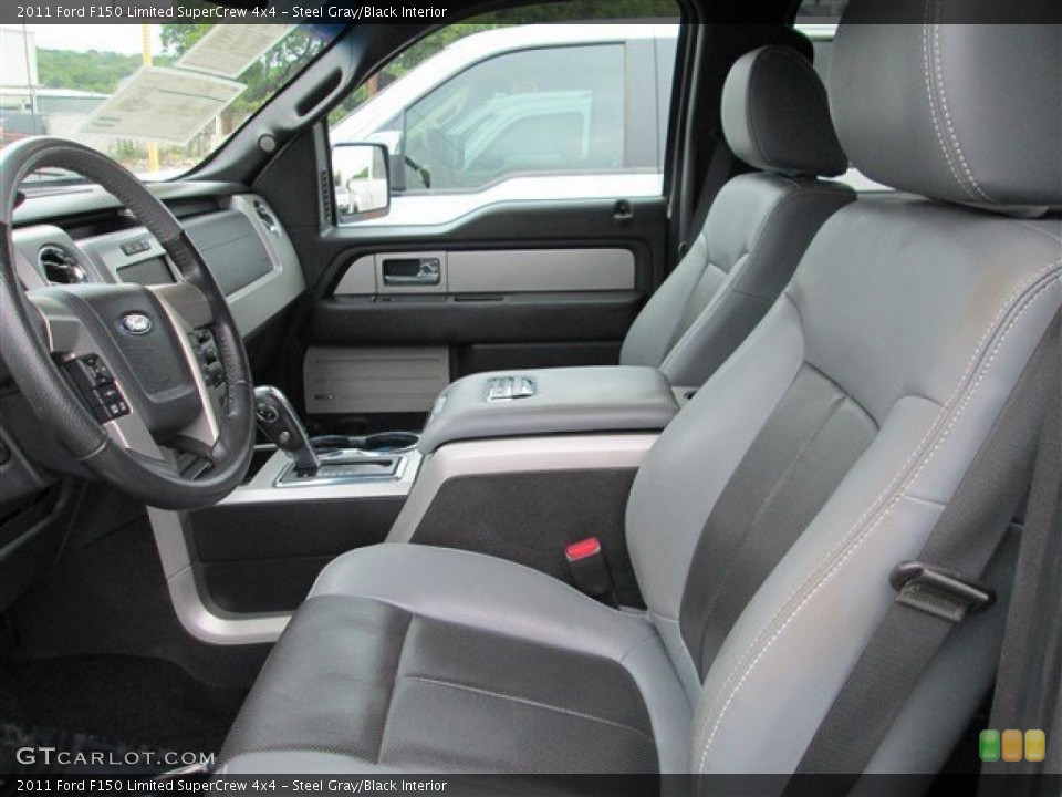 Steel Gray/Black Interior Photo for the 2011 Ford F150 Limited SuperCrew 4x4 #80299814