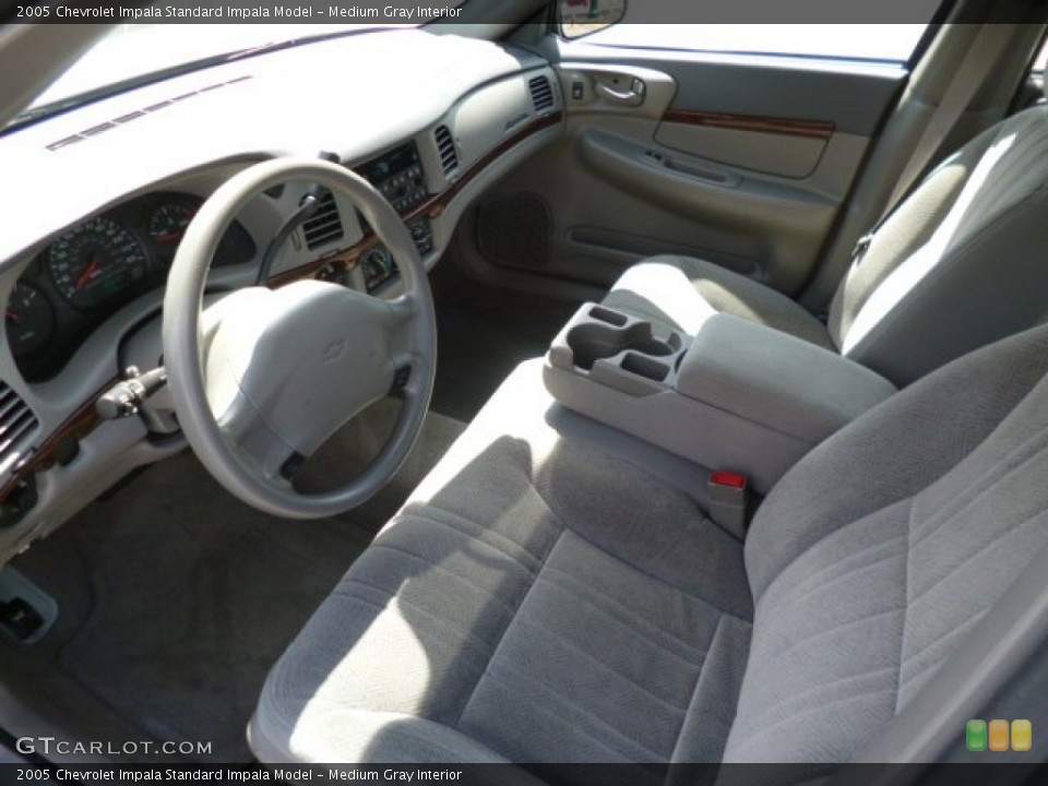 Medium Gray Interior Prime Interior for the 2005 Chevrolet Impala  #80299935