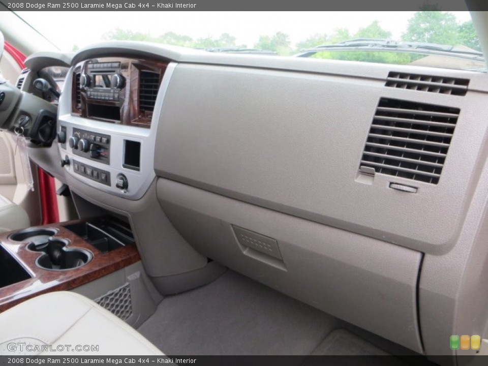 Khaki Interior Dashboard for the 2008 Dodge Ram 2500 Laramie Mega Cab 4x4 #80300864